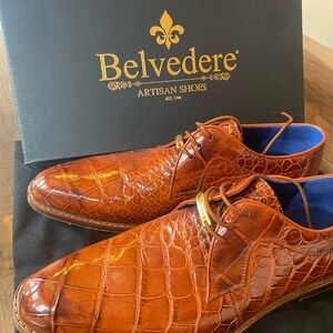 Luxury Alligator Belvedere Mens Shoes